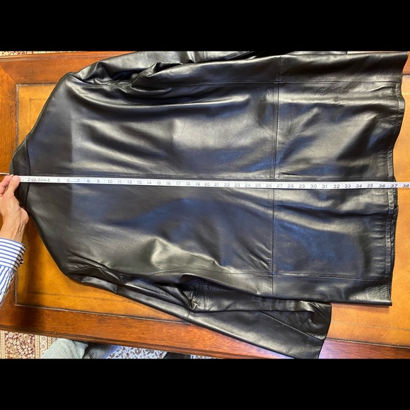 Rémy Lambskin leather blazer size LT - Picture 8 of 12